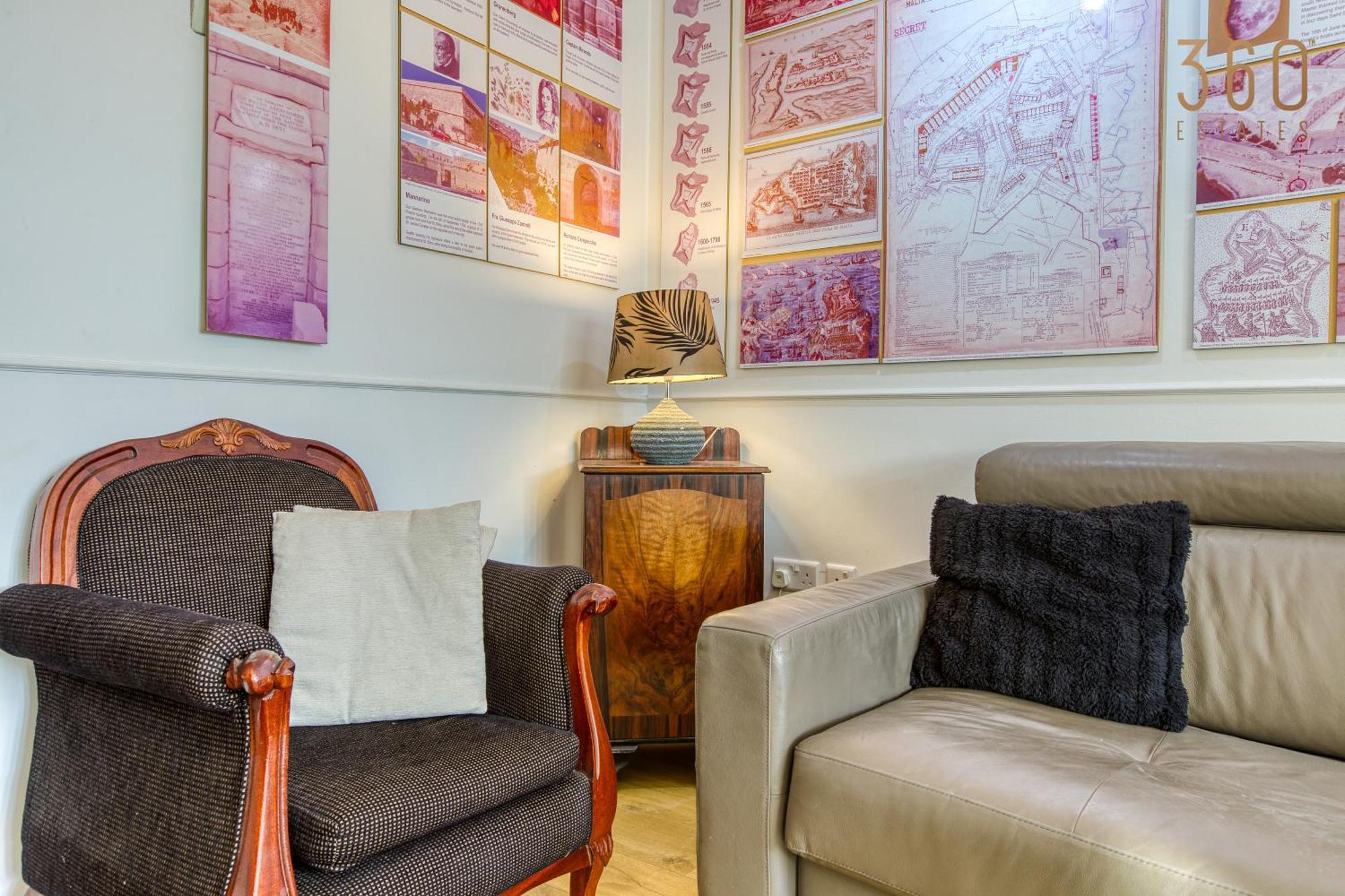 Comfortable 1Br Home With Maltese Balcony In Valletta By 360 Estates Eksteriør bilde
